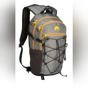 Ozark Trail Gray and Yellow Daypack Backpack